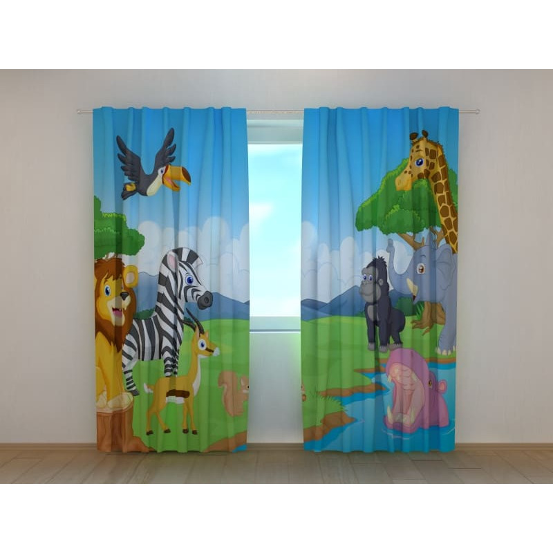 1,00 €Tenda personalizzata - con gli animaletti delle zoo