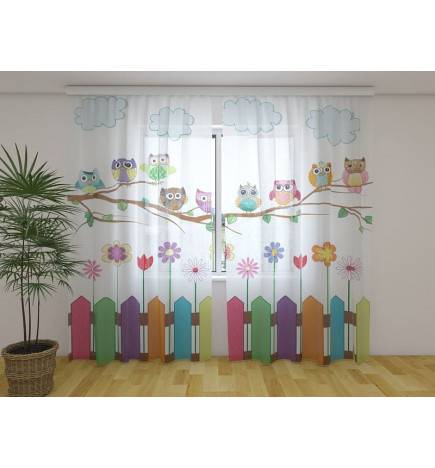 Tenda personalizada - com corujinhas no galho
