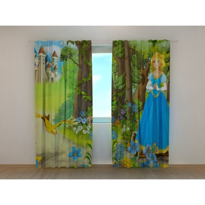0,00 € Custom curtain - featuring a little blonde girl