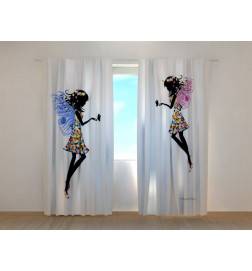 1,00 €Tenda personalizzata - con due fatine - ARREDALACASA