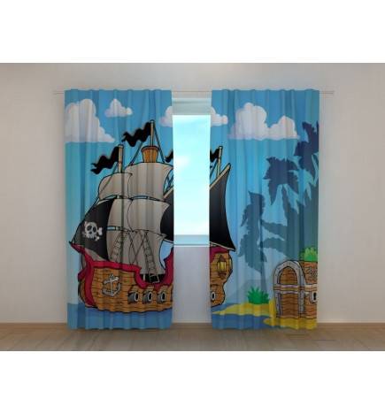 Personalized tent - with the pirate boat
