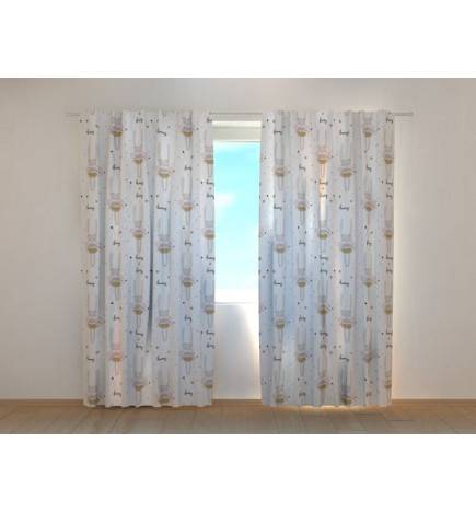 Personalized curtain - with bunnies - ARREDALACASA