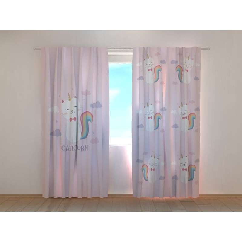 0,00 € Perdeau personalizat - cu un pisoi cu un croissant