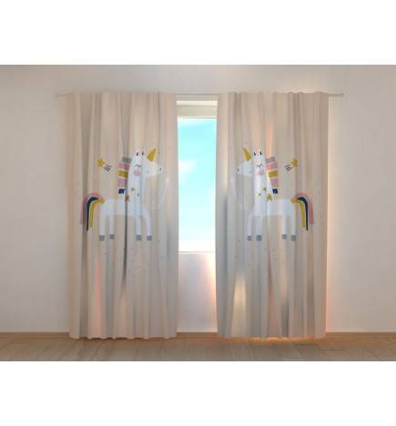 Personalized tent - with two little unicorns