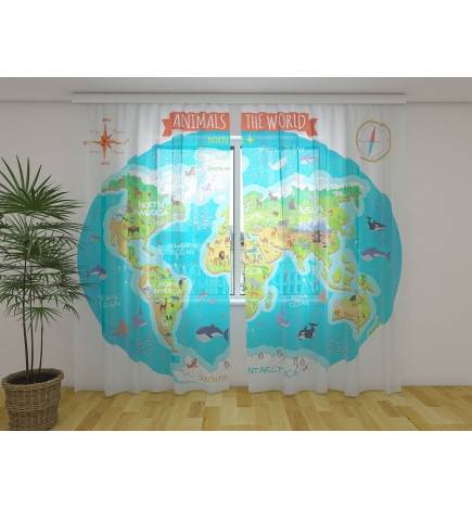 Tente personnalisée - globe plein cercle