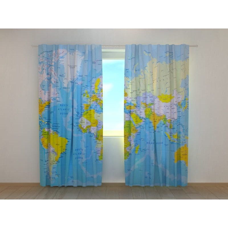 1,00 €Tenda personalizzata - con un mappamondo colorato