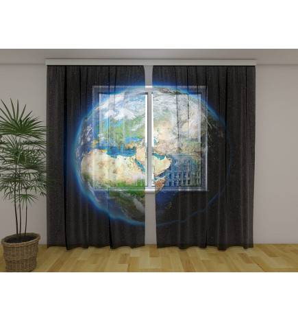 Custom tent - with planet earth