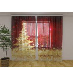 0,00 € Personalized curtain - for a golden Christmas