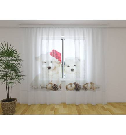 Personalized curtain - Christmas - With teddy bears