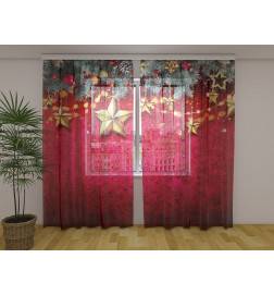 0,00 € Personalized curtain - Christmas decorations with stars