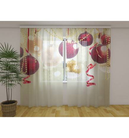 0,00 € Personalized curtain - colorful Christmas decorations