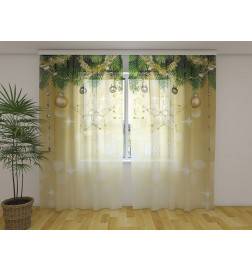 Personalized curtain - decorations for a happy Christmas