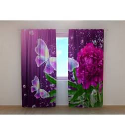0,00 € Custom curtain - with butterflies and a flower