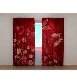 0,00 €Cortina personalizada - borboletas em um campo de flores