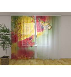 0,00 € Custom Curtain - Colorful Butterflies on the Lake