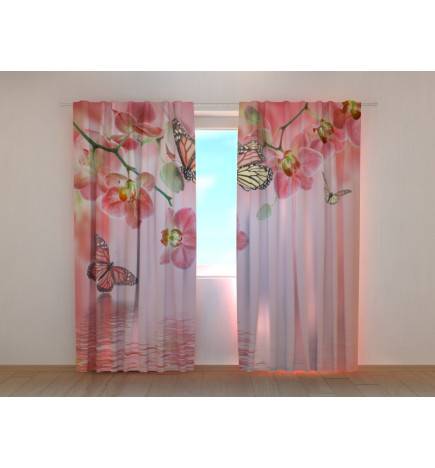 0,00 € Custom curtain - with butterflies and pond