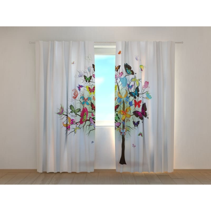 0,00 € Maßgeschneiderter Vorhang – mit einem Schmetterlingsbaum
