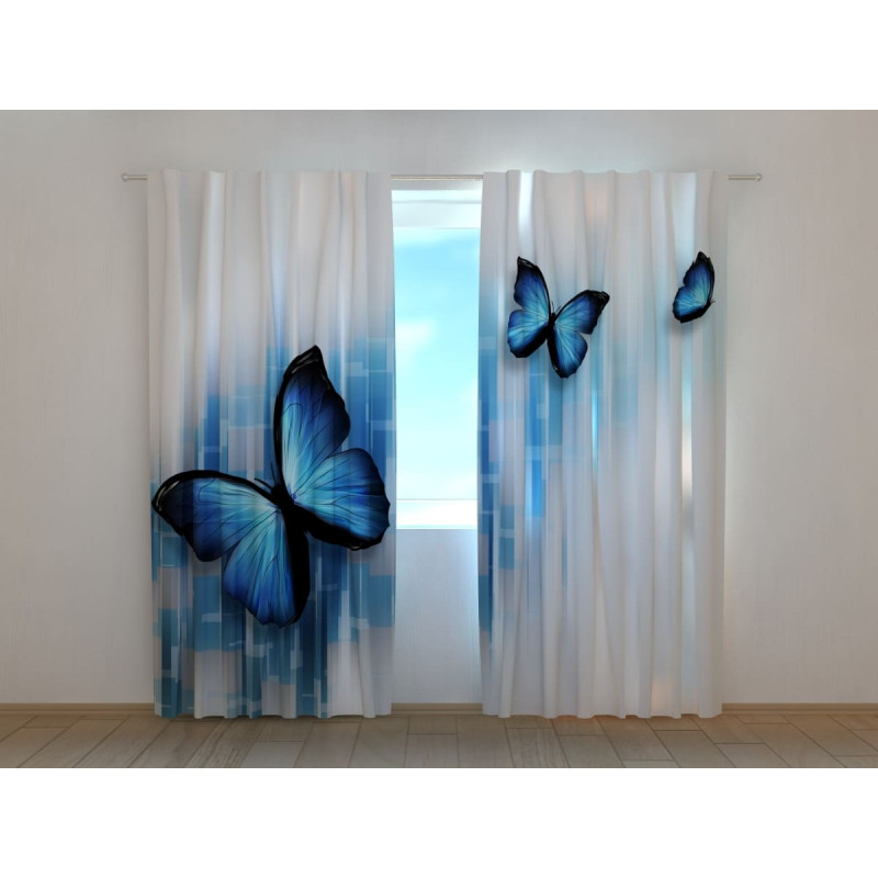 0,00 € Kohandatud kardin - siniste liblikatega