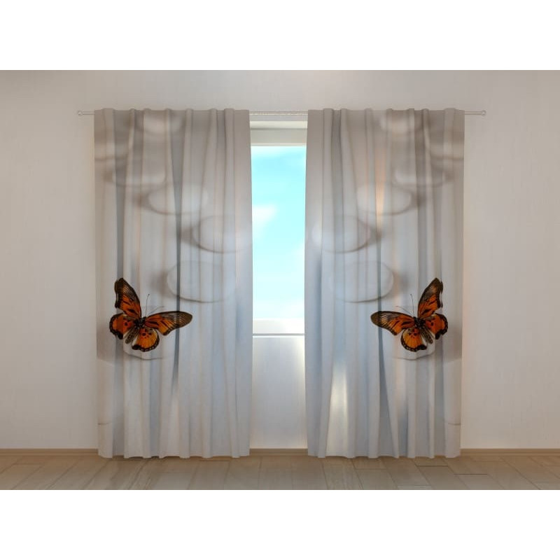 0,00 € Personalized curtain - with two butterflies and stones