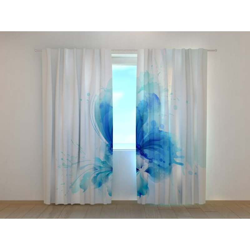 0,00 € Custom curtain - fusion between a flower and a butterfly