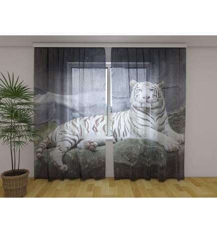 Tenda personalizzata - con una tigre pigra e viziata