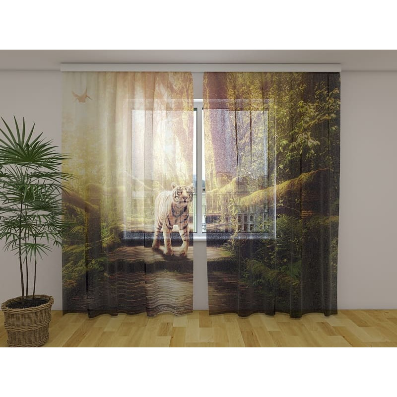 1,00 €Tenda personalizzata - con una tigre curiosa