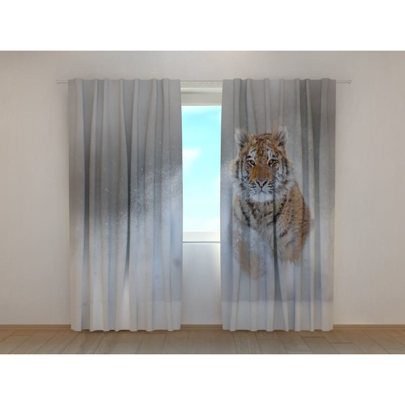 0,00 € Custom tent - with a tiger in the mist
