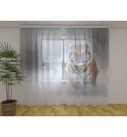 Cort personalizat - cu un tigru în ceață