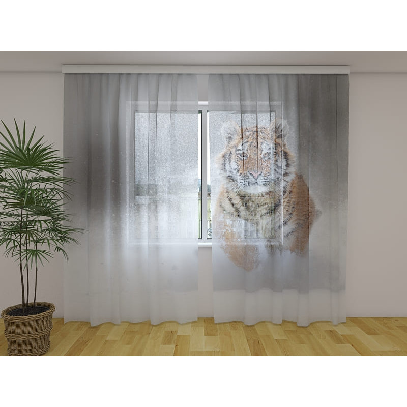 0,00 € Maßgeschneidertes Zelt – mit einem Tiger im Nebel