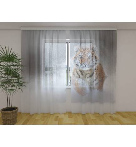 Räätälöity teltta - tiikeri sumussa