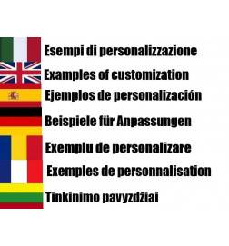 Perdeau personalizat - cu un leu colorat