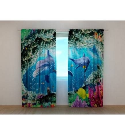 1,00 €Tenda personalizzata - con due delfini felici