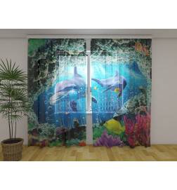 Tenda personalizada - com dois golfinhos felizes