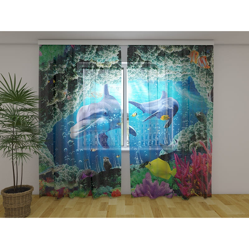 0,00 € Carpa personalizada - con dos delfines felices