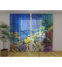 0,00 €Rideau sur mesure - avec des poissons tropicaux