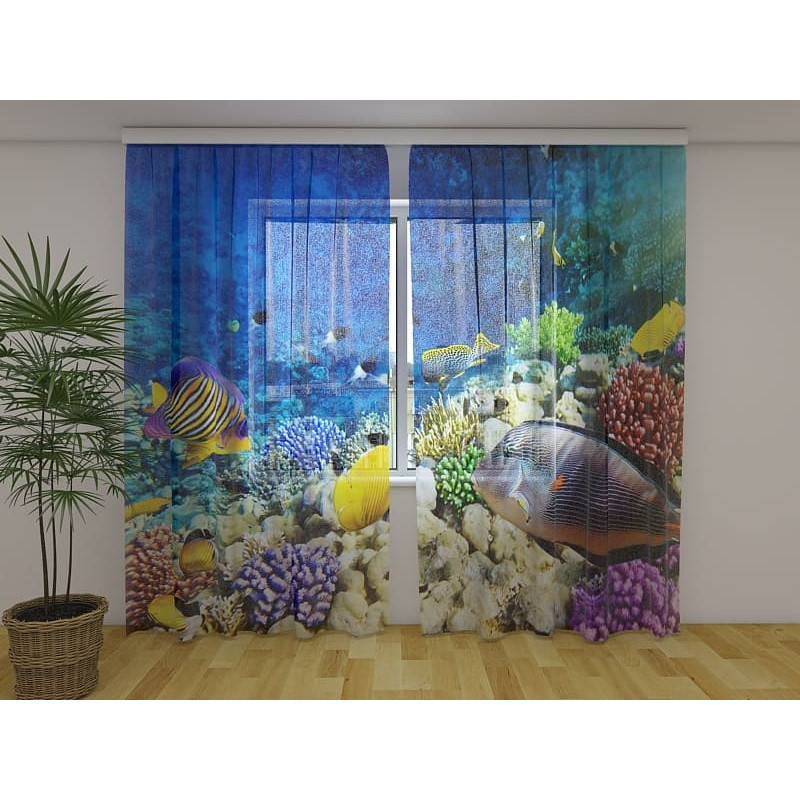 0,00 € Custom curtain - with tropical fish