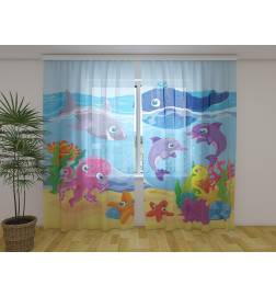 Tente personnalisée - avec des poissons colorés