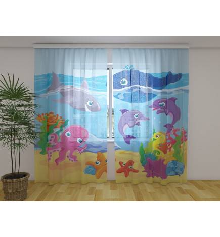 Personalized tent - with colorful fish