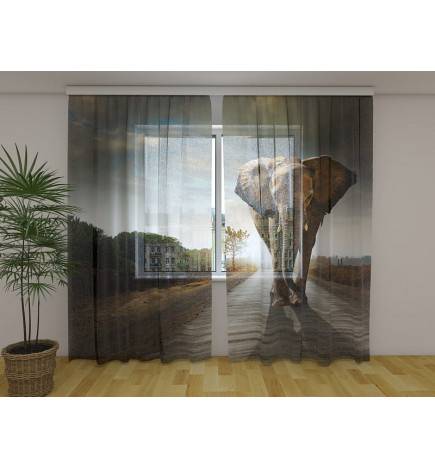 Mukautettu teltta - mukana kävelevä norsu