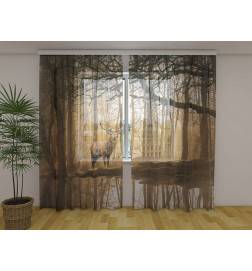 Maßgeschneidertes Zelt – mit einem Reh am Teich