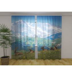 Tenda personalizada - com veados nas montanhas