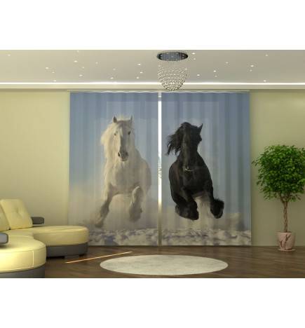 Custom tent - with two galloping horses