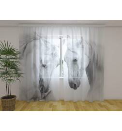 Custom tent - with two white horses