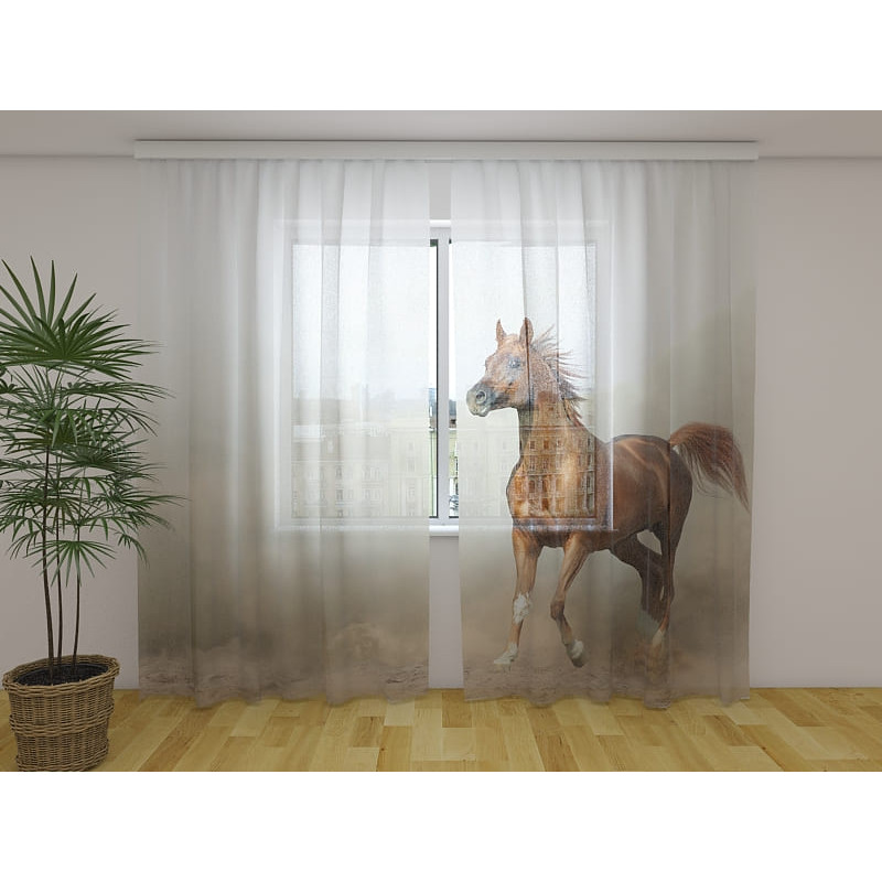 0,00 € Custom tent - with a trotting horse