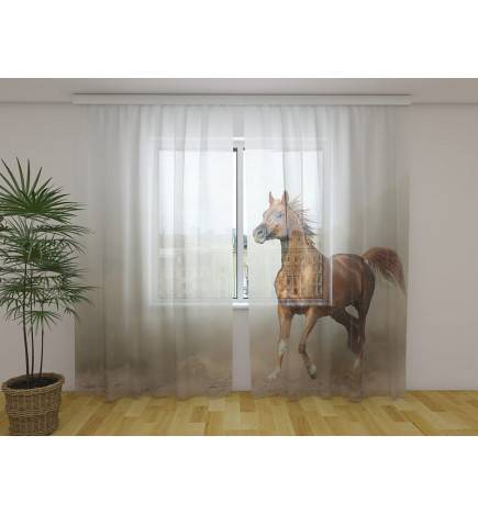Custom tent - with a trotting horse