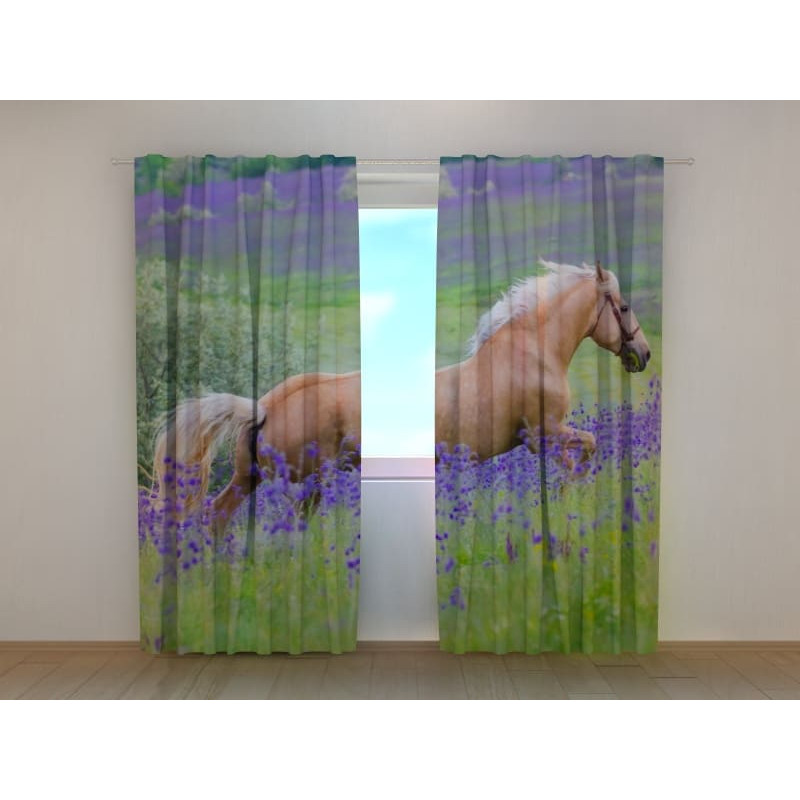 0,00 € Carpa personalizada - caballo en un campo florido