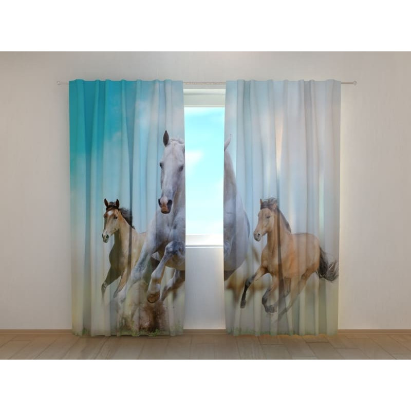 0,00 € Custom tent - with three galloping horses