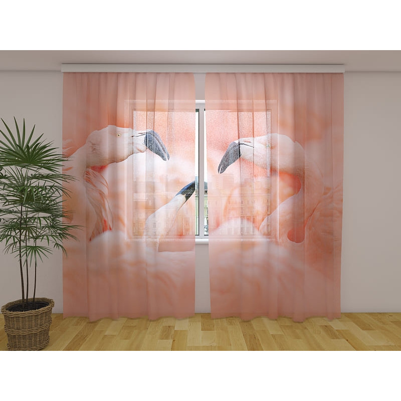 0,00 € Cortina personalizada - con flamencos - Arredalacasa