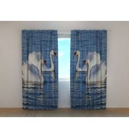 0,00 € Custom curtain - with two white swans
