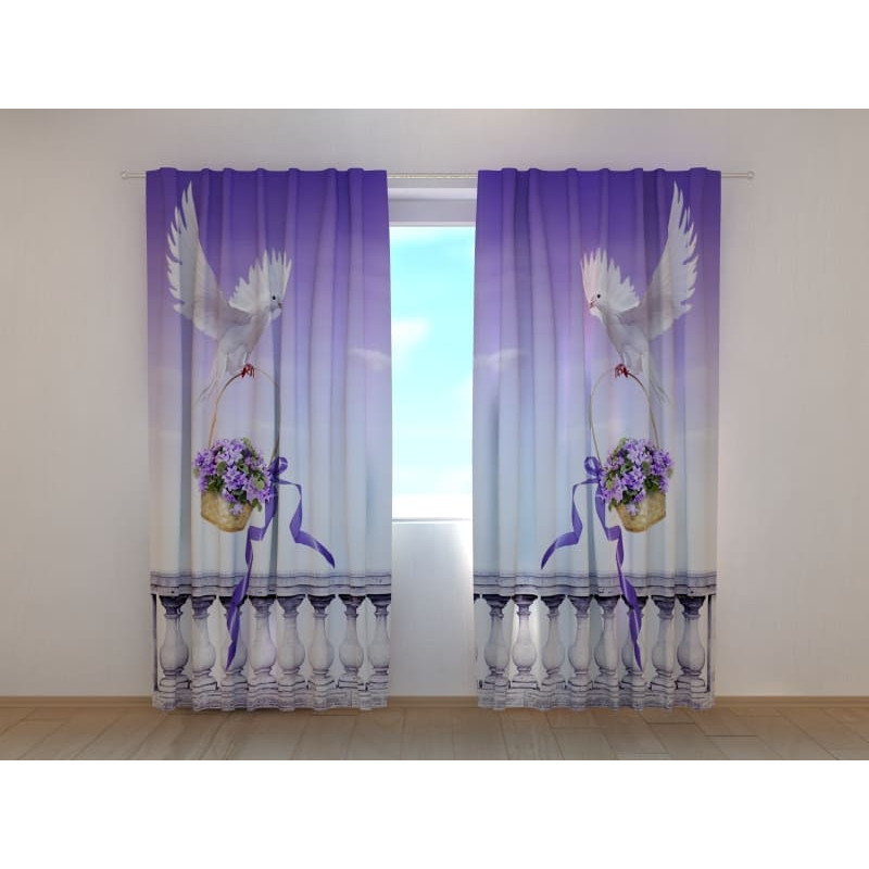 0,00 € Cortina personalizada - con dos palomas con flores 0,00 € Cortina personalizada - con dos palomas con flores